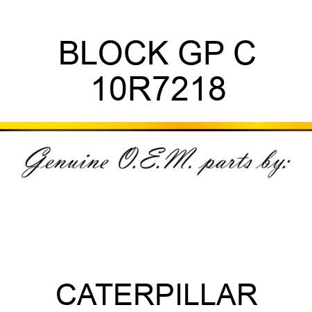 BLOCK GP C 10R7218