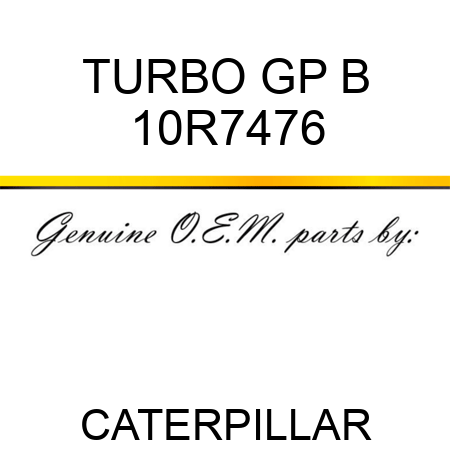 TURBO GP B 10R7476