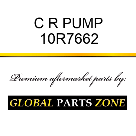 C R PUMP 10R7662