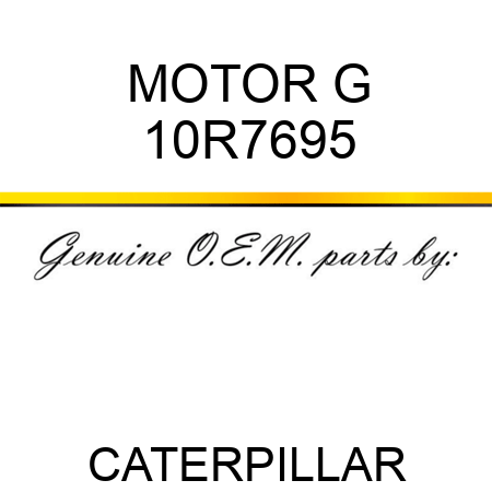 MOTOR G 10R7695