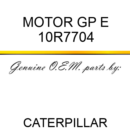 MOTOR GP E 10R7704