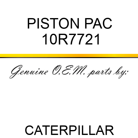 PISTON PAC 10R7721