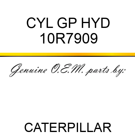 CYL GP HYD 10R7909