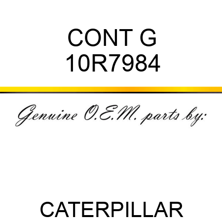 CONT G 10R7984