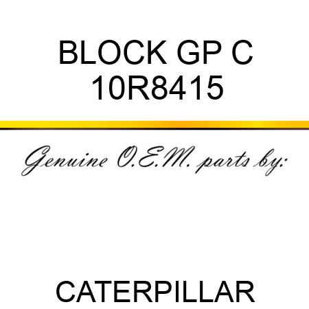BLOCK GP C 10R8415