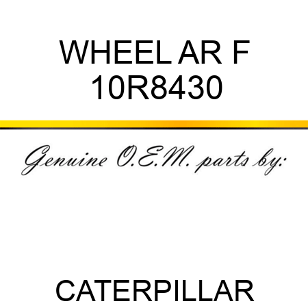 WHEEL AR F 10R8430