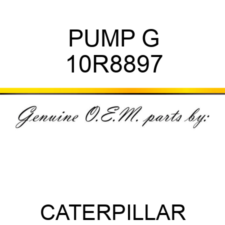 PUMP G 10R8897