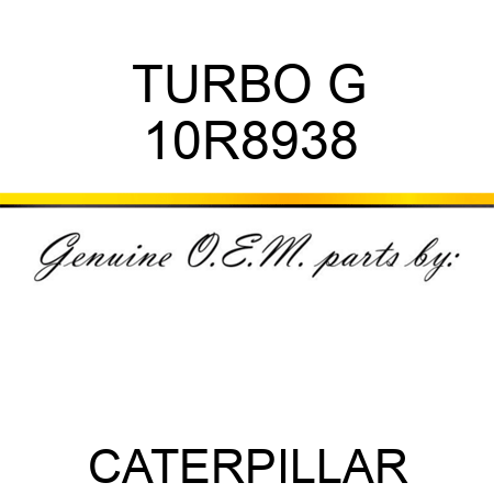 TURBO G 10R8938