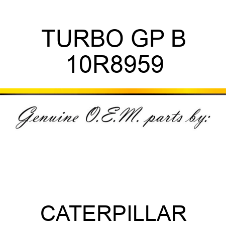 TURBO GP B 10R8959