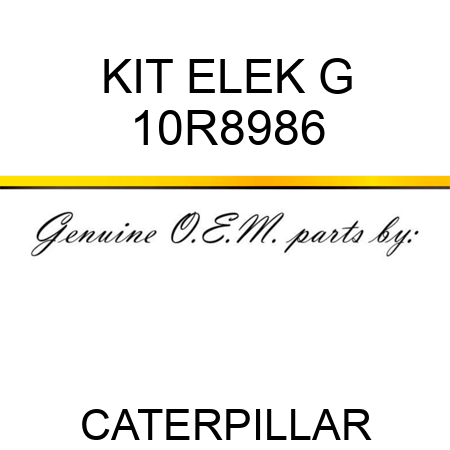 KIT ELEK G 10R8986