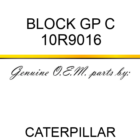 BLOCK GP C 10R9016