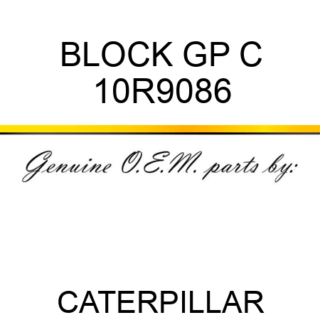 BLOCK GP C 10R9086