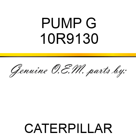 PUMP G 10R9130