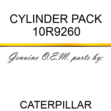 CYLINDER PACK 10R9260