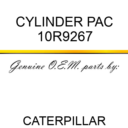 CYLINDER PAC 10R9267