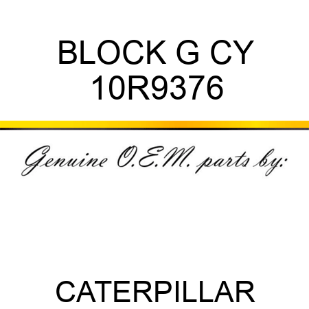 BLOCK G CY 10R9376