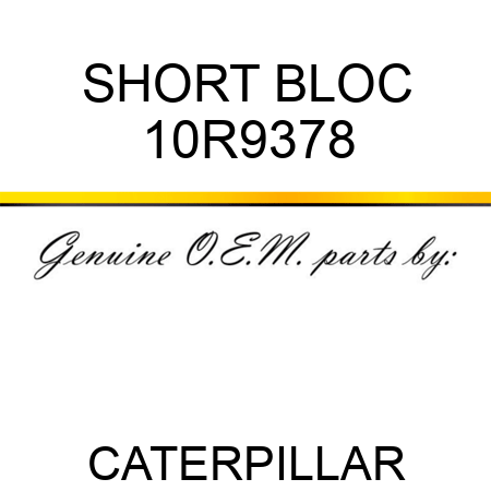 SHORT BLOC 10R9378
