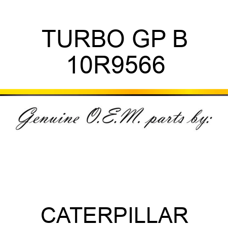 TURBO GP B 10R9566
