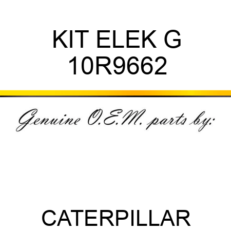 KIT ELEK G 10R9662