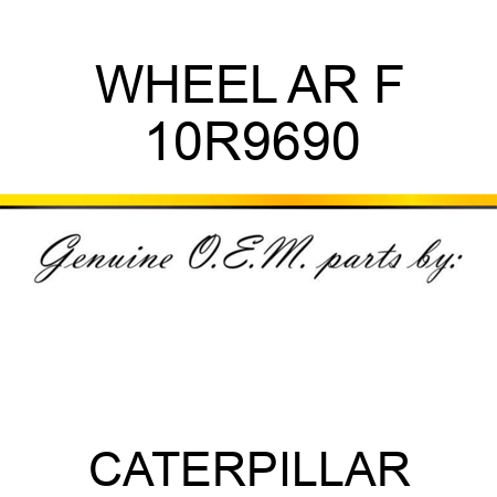 WHEEL AR F 10R9690