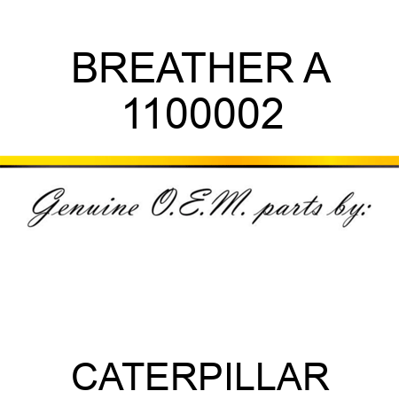 BREATHER A 1100002