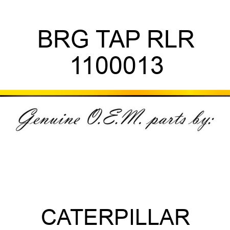 BRG, TAP RLR 1100013