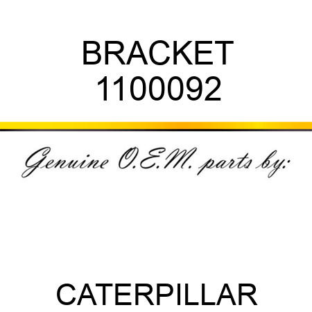 BRACKET 1100092