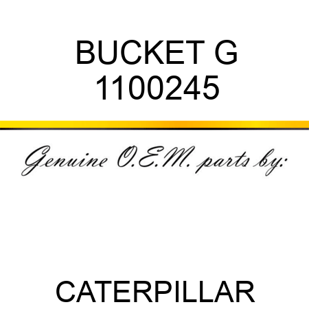 BUCKET G 1100245