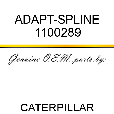 ADAPT-SPLINE 1100289