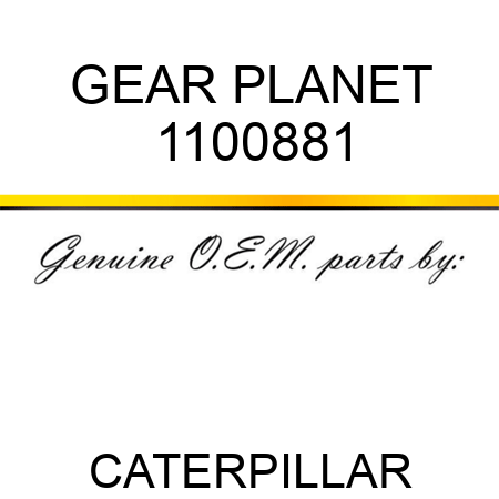 GEAR PLANET 1100881