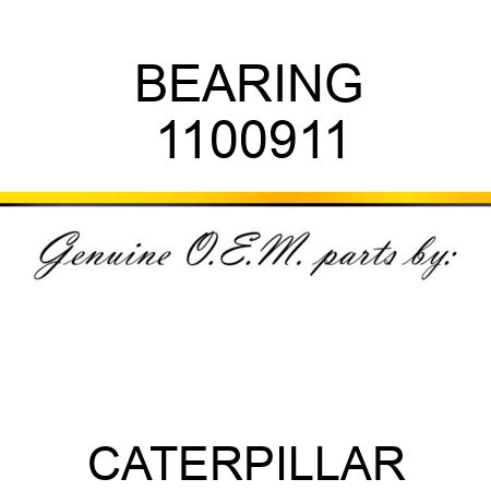 BEARING 1100911