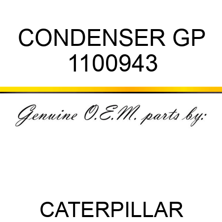 CONDENSER GP 1100943