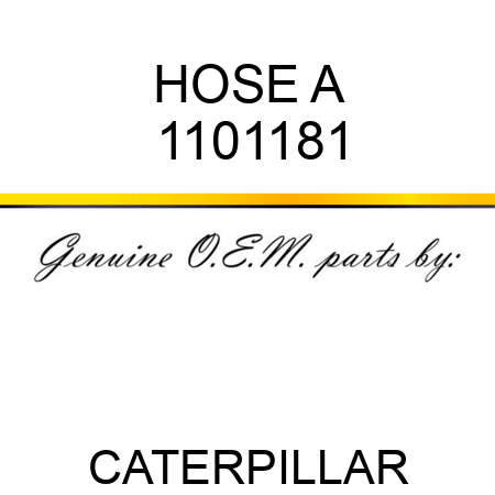 HOSE A 1101181