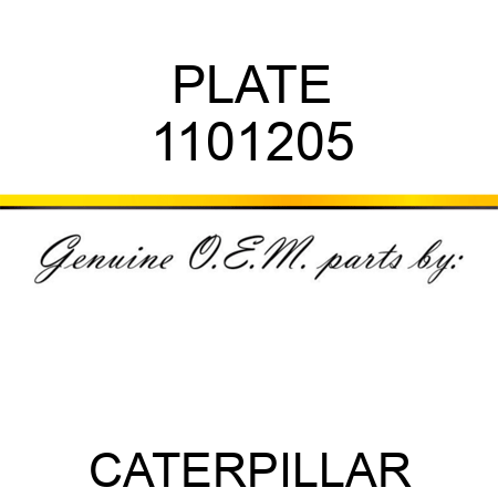 PLATE 1101205