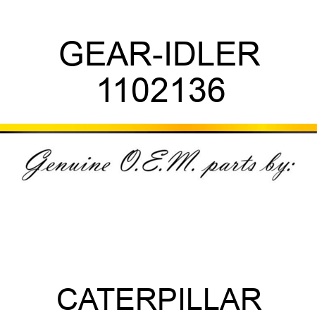GEAR-IDLER 1102136