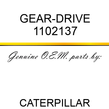 GEAR-DRIVE 1102137
