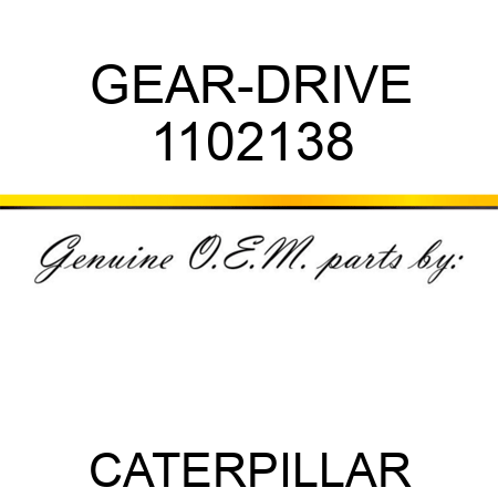 GEAR-DRIVE 1102138