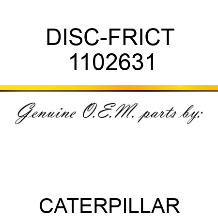 DISC-FRICT 1102631