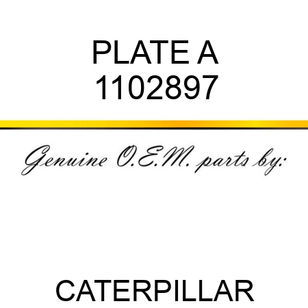 PLATE A 1102897