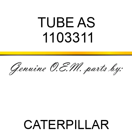 TUBE AS 1103311