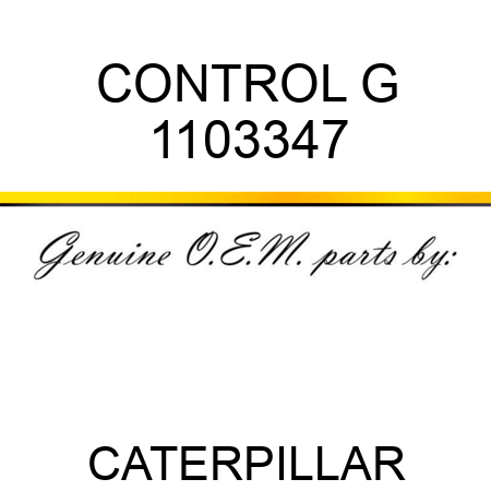 CONTROL G 1103347