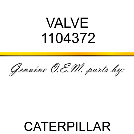 VALVE 1104372