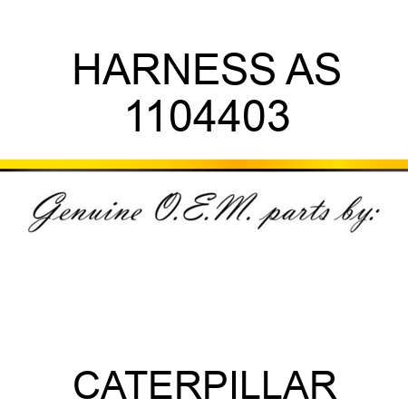 HARNESS AS 1104403