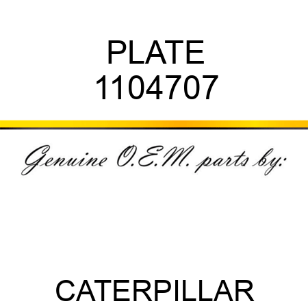 PLATE 1104707