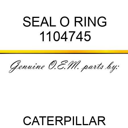 SEAL O RING 1104745