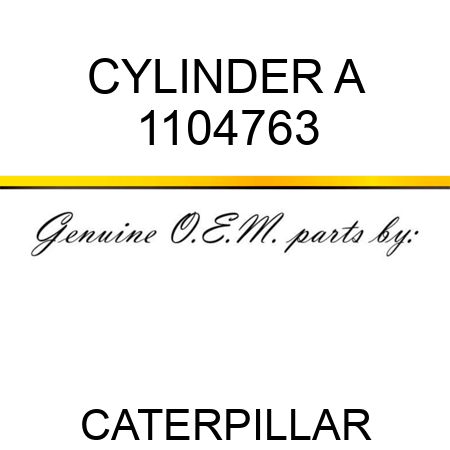 CYLINDER A 1104763