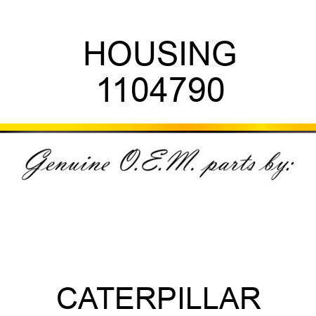 HOUSING 1104790