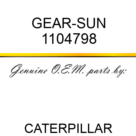 GEAR-SUN 1104798