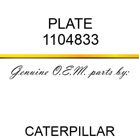 PLATE 1104833