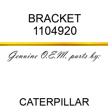 BRACKET 1104920